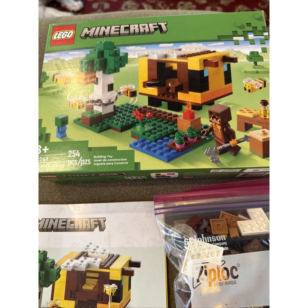 LEGO Minecraft 21241 The Bee Cottage 254pc Complete Set Age 8+ - Picture 3 of 6
